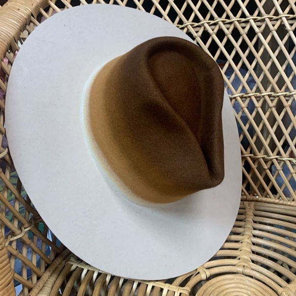 Anthropologie WYETH Ombré rancher hat brown combo